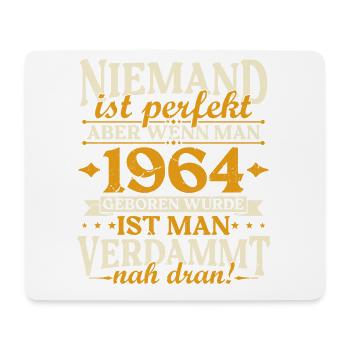 Vintage 1964 Born Birthday Birthday Saying - Mouse Pad (horizontal) - white - Front