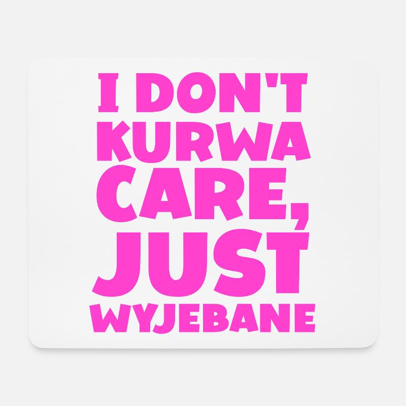 Ich kurre nicht... Sorge - Mousepad (Querformat) - Weiß