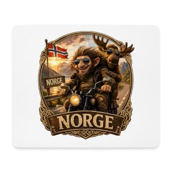 Norge - Mousepad (Querformat) - Weiß - Vorne