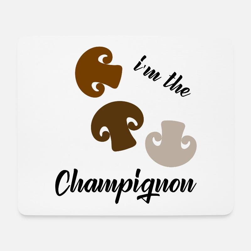 I'm the Champignon - Mousepad (Querformat) - Weiß