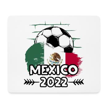 Mexique Mexique 2022 Football - Tapis de souris (format paysage) - blanc - Devant
