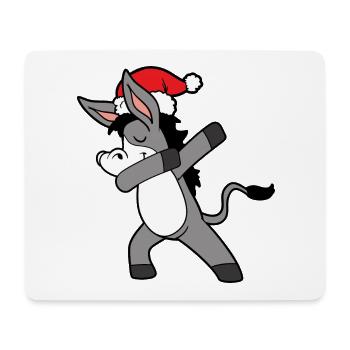 Weihnachten Dabbing Dab Esel - Mousepad (Querformat) - Weiß - Vorne