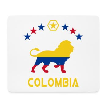 Kolumbien Löwen Design / Geschenkidee - Mousepad (Querformat) - Weiß - Vorne