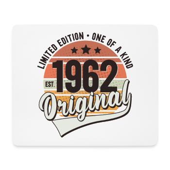 1962 Jahrgang Geburtsjahr Vintage Retro Geburtstag - Mousepad (Querformat) - Weiß - Vorne
