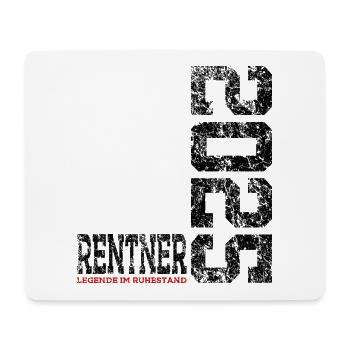 RENTNER 2025 RENTE LEGENDE IM RUHESTAND 2025 - Mousepad (Querformat) - Weiß - Vorne