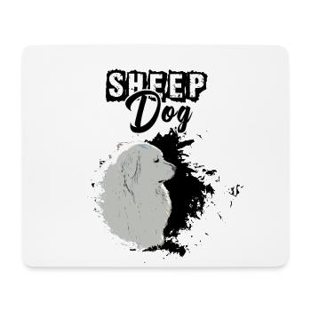 Sheep Dog Shepherd Maremmano Abruzzese Dog - Mouse Pad (horizontal) - white - Front