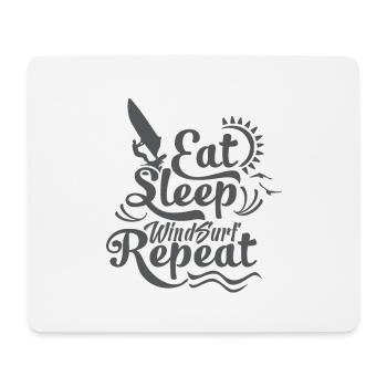 Windsurfing Windsurfer Windsurfing Surfer Gift - Mouse Pad (horizontal) - white - Front