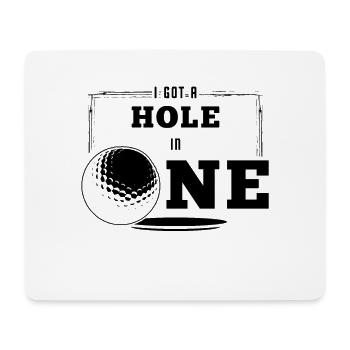Golf Golfer Golfen Golfball Golfing - Mousepad (Querformat) - Weiß - Vorne