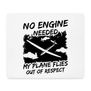 Gliding Segelflug Segelfliegen Segelflieger Glider - Mousepad (Querformat) - Weiß - Vorne
