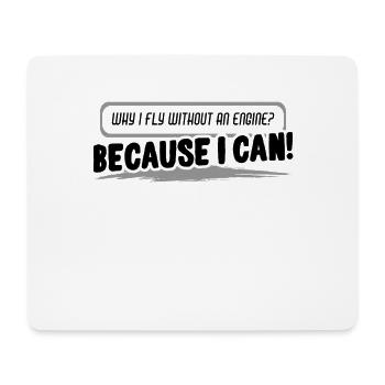 Pilote planeur vol planeurs planeurs - Tapis de souris (format paysage) - blanc - Devant