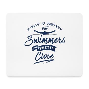 La natation - Tapis de souris (format paysage) - blanc - Devant