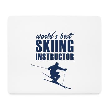 Ski Instructor Skilehrer Ski Coach Skilehrerin Ski - Mouse Pad (horizontal) - white - Front