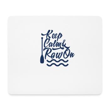 Rowing Rudern Rudersport Ruderer Ruderboot - Mousepad (Querformat) - Weiß - Vorne