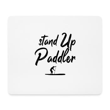 Stand Up Paddler - Mousepad (Querformat) - Weiß - Vorne