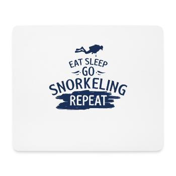 Dive Snorkeling Schnorcheln Schnorchel Schnorchler - Mousepad (Querformat) - Weiß - Vorne