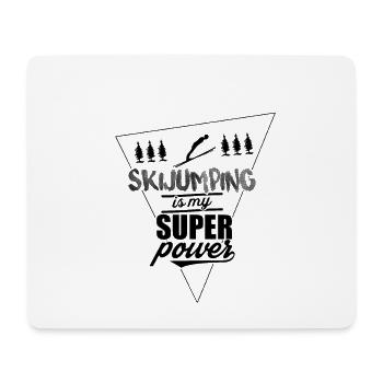 Ski Jumping Ski Jumping Ski Jump Ski Jump - Mouse Pad (horizontal) - white - Front