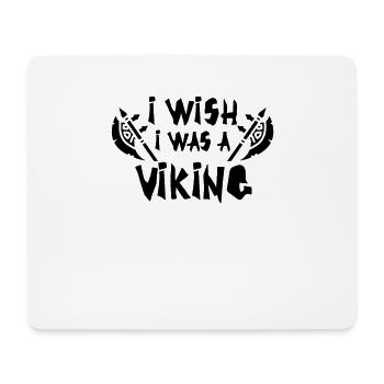 Wikinger - Mousepad (Querformat) - Weiß - Vorne