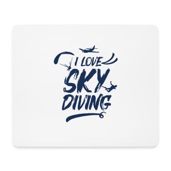 Skydive - Mouse Pad (horizontal) - white - Front