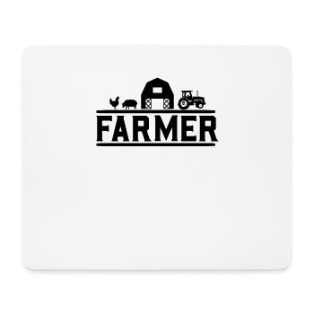 Farmer Farmer Farm Farmer Farmer - Mouse Pad (horizontal) - white - Front