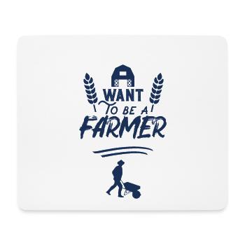 Farmer Agriculture Farmer Farmer Farmer - Mouse Pad (horizontal) - white - Front