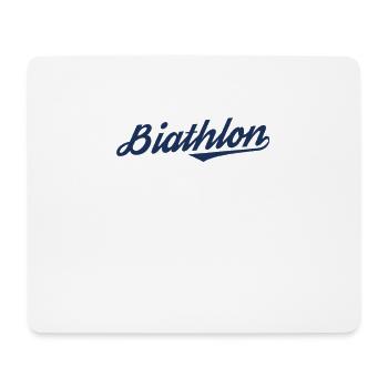 Athlète de biathlon Biathlon Biathlon Sport - Tapis de souris (format paysage) - blanc - Devant
