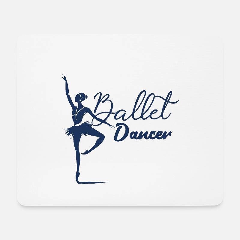 Ballet Ballet Ballet Ballet - Mouse Pad (horizontal) - white