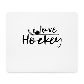 Hockey hockey hockey équipe de hockey en salle de hockey - Tapis de souris (format paysage) - blanc - Devant