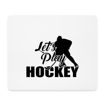 Hockey Hockey Hockey Hockey - Mouse Pad (horizontal) - white - Front