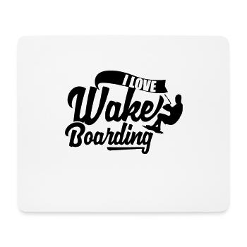 Wakeboard Wakeboard Wakeboard Wakeboard - Mouse Pad (horizontal) - white - Front