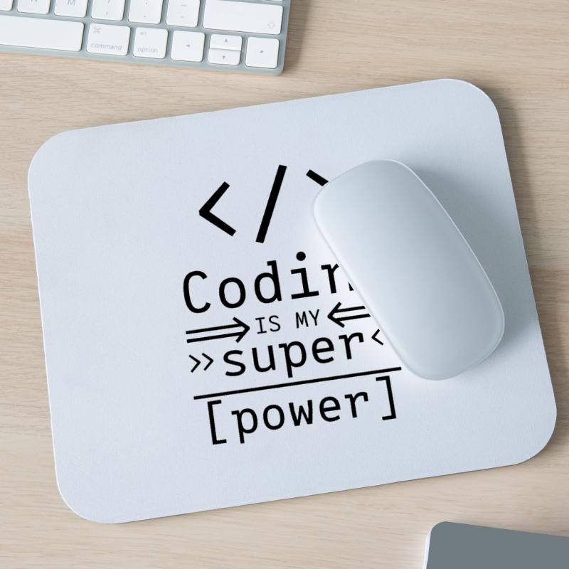 Coding Informatique Software Coder programmeur Tapis de souris (format paysage)