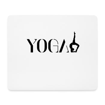 Yoga Yoga Yoga Yoga - Mouse Pad (horizontal) - white - Front