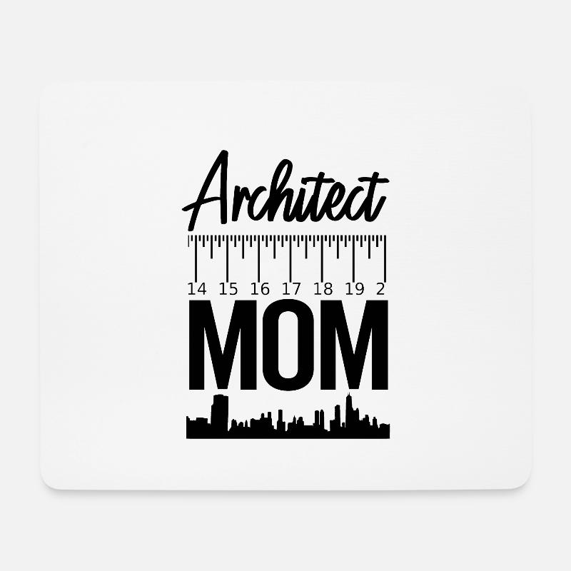 Architect Architect Architect Architect - Mouse Pad (horizontal) - white