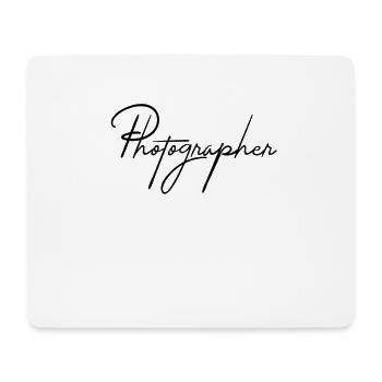 Photographer - Mouse Pad (horizontal) - white - Front