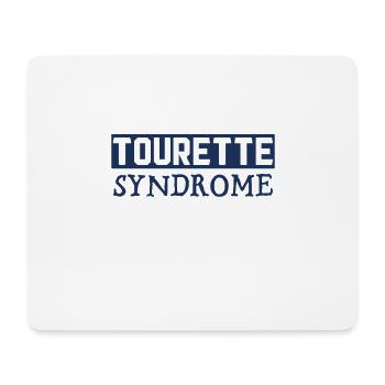 Tourette - Mousepad (Querformat) - Weiß - Vorne