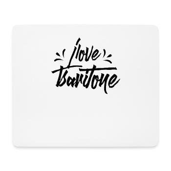 Baritone Baritone Baritone Baritone - Mouse Pad (horizontal) - white - Front