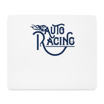 Racing driver - Mouse Pad (horizontal) - white - Front