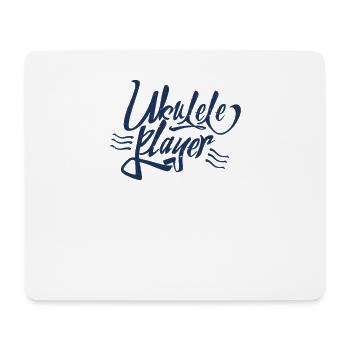 Ukulele - Mousepad (Querformat) - Weiß - Vorne