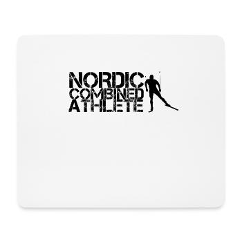 Ski Nordische Kombination Langlauf Skisport Skier - Mousepad (Querformat) - Weiß - Vorne