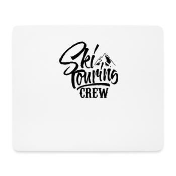 Tour Ski touring Ski touring Ski Ski mountaineering - Mouse Pad (horizontal) - white - Front