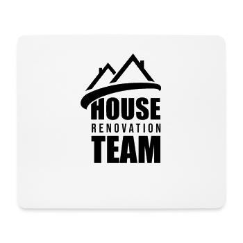 Sanieren Sanierung Renovierung Haus Renovieren - Mousepad (Querformat) - Weiß - Vorne