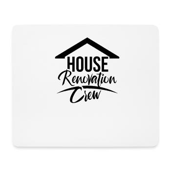 Sanieren Sanierung renovierung Renovieren Haus - Mousepad (Querformat) - Weiß - Vorne