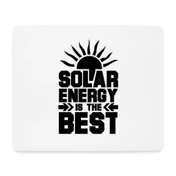 Climat Solaire Énergie solaire Énergie solaire Électricité verte - Tapis de souris (format paysage) - blanc - Devant