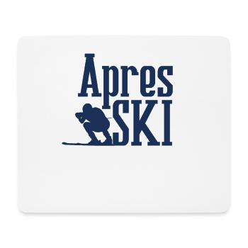 Apres ski - Mouse Pad (horizontal) - white - Front