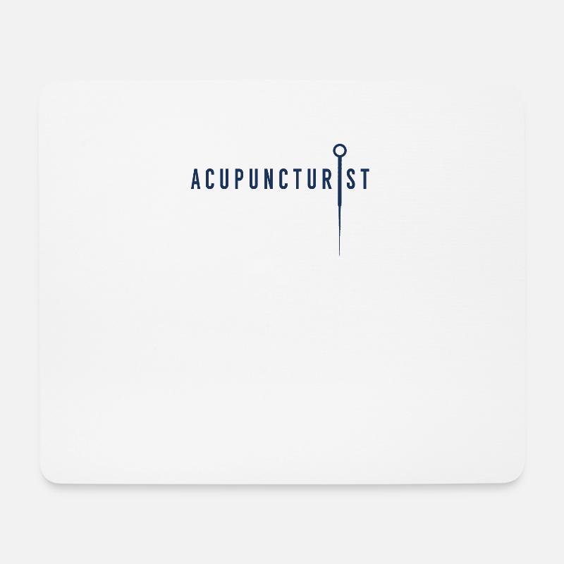 Praxis Akupunkturist Akupunktur Nadeln Medizin - Mousepad (Querformat) - Weiß