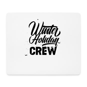 Winter vacation crew - Mouse Pad (horizontal) - white - Front
