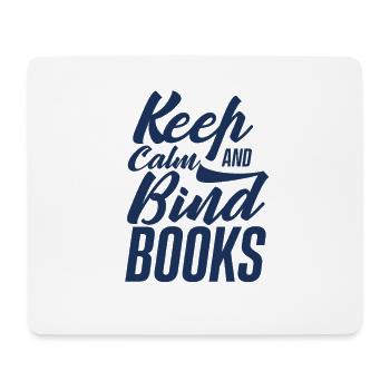 Binder Buchbinden Bücher Buchbinder Buch binden - Mousepad (Querformat) - Weiß - Vorne