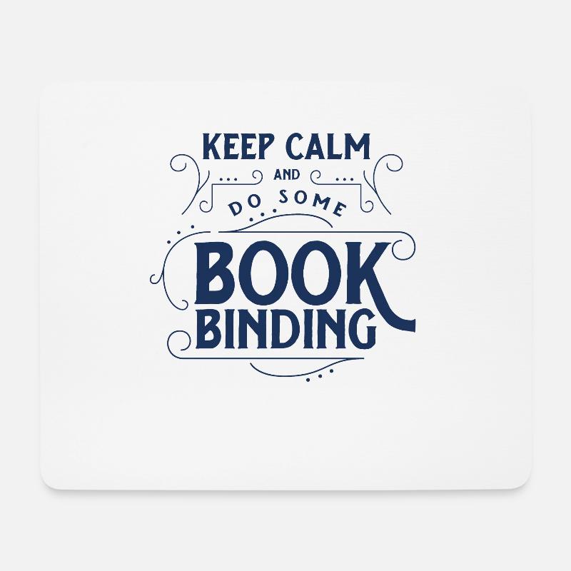 Bookbinding Bookbinder Binder Books Binding Book - Mouse Pad (horizontal) - white