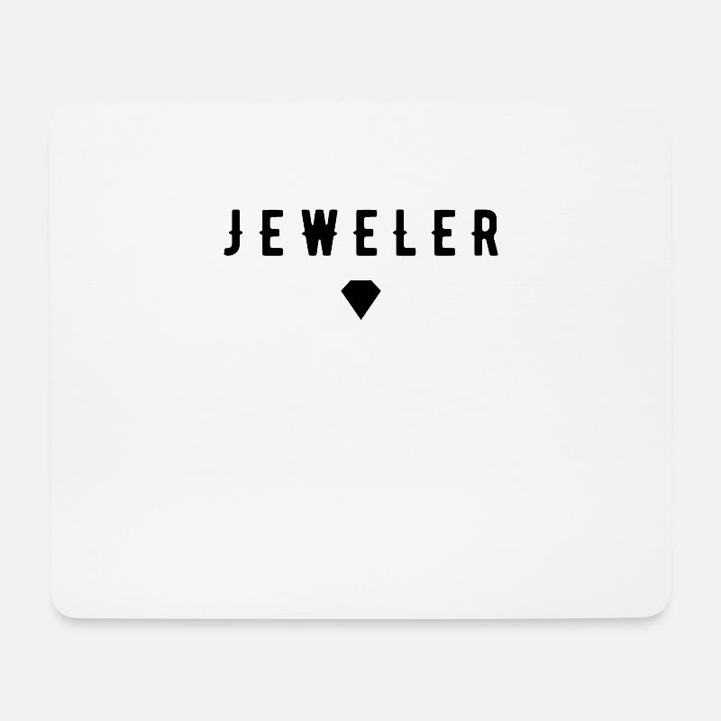 Juwelier - Mousepad (Querformat) - Weiß
