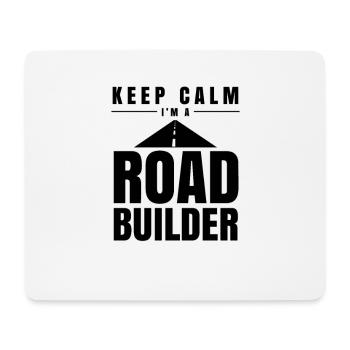 Asphalt Straßenbau Straßenbauer - Mousepad (Querformat) - Weiß - Vorne