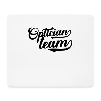 Augen Team Optiker Augenoptiker Optikerin Optik - Mousepad (Querformat) - Weiß - Vorne